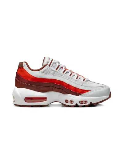 Nike Kids' Air Max 95 "recraft/photon Dust/picante Red" Sneakers In Gray