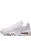 Nike Air Max 95 Red-stitch Trainers In White
