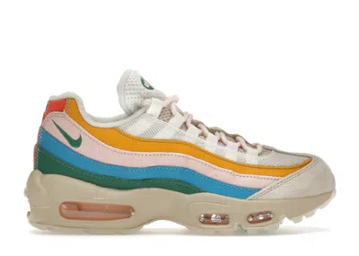 Pre-owned Nike Air Max 95 Rise And Unity (women's) Sneakers In Rattan/sail/pilgrim In Multi