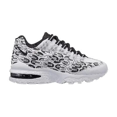 Pre-owned Nike Air Max 95 Se Gs 'logos' In White