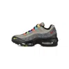 Nike Air Max 95 Se Light Charcoal/university Red/black Men's Low Shoe In Light Charcoal/university Red/black
