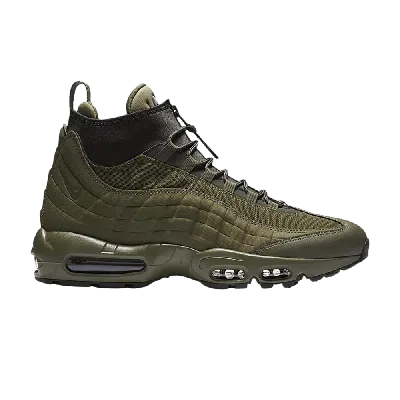 Pre-owned Nike Air Max 95 Sneakerboot 'medium Olive' In Green