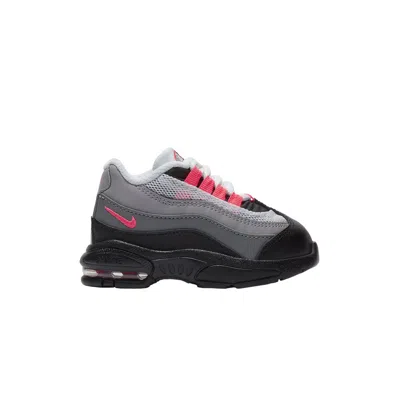 Pre-owned Nike Air Max 95 Td 'solar Red' 2018 | Grey | Infant Size 6 In Gray