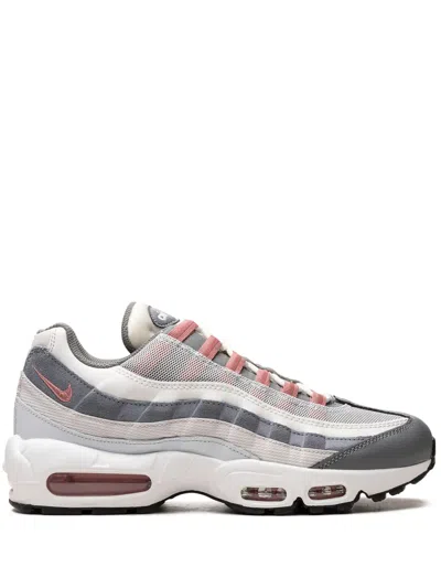 Nike Air Max 95 "vast Grey/red Stardust" Sneakers In Grau