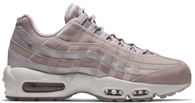 Pre-owned Nike Air Max 95 Velvet (women's) Sneakers In Particle Rose/vast Grey