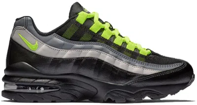 Pre-owned Nike Air Max 95 Volt Sneakers In Black/dark Grey/light Bone