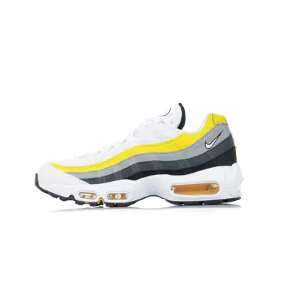 Nike Air Max 95 White/white/amarillo/dark Gray Men's Low Shoe In Multi