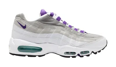 Pre-owned Nike Air Max 95 Wolf Grape (women's) Sneakers In White/wild Grape/dark Jade In Multi