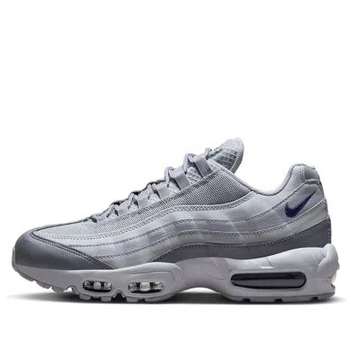 Nike Air Max 95 "wolf Grey/midnight Navy" Sneakers In Grau