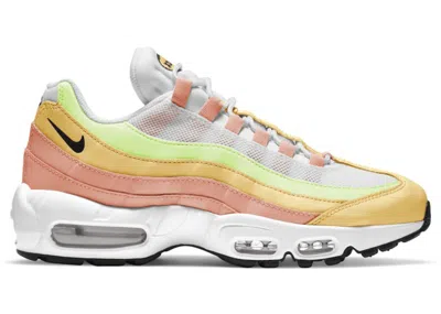 Pre-owned Nike Air Max 95 (women's) Sneakers In Atomic Pink/white/melon Tint In Multi