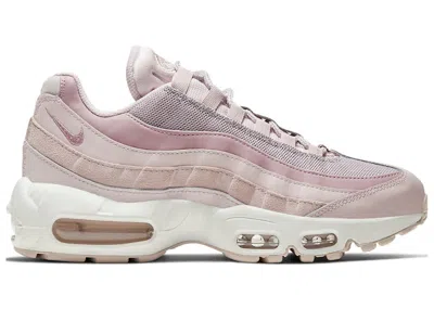 Pre-owned Nike Air Max 95 (women's) Sneakers In Barely Rose/plum Chalk