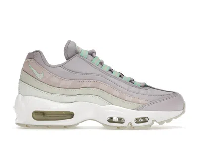 Pre-owned Nike Air Max 95 (women's) Sneakers In Lavender/mint/taupe