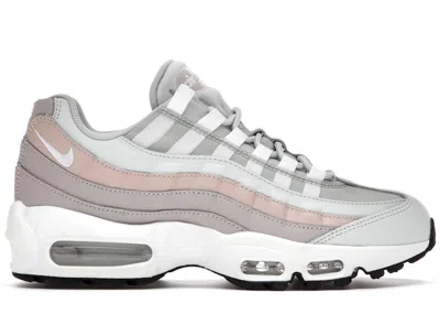 Pre-owned Nike Air Max 95 (women's) Sneakers In Light Silver/white/moon Particle In Multi
