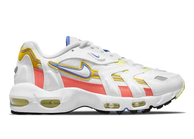 Pre-owned Nike Air Max 96 Ii (women's) Sneakers In White/magic Ember/light Lemon Twist In Multi