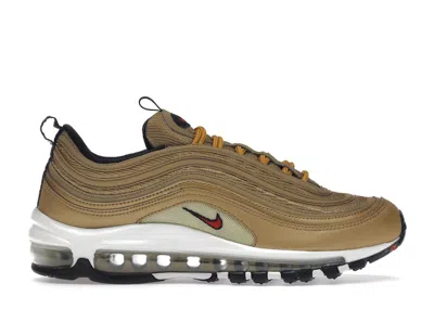 Pre-owned Nike Air Max 97 (2017/2018) (women's) Sneakers In Metallic Gold/varsity Red/white