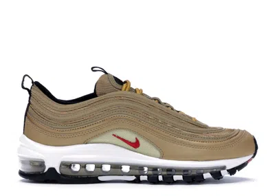 Pre-owned Nike Air Max 97 (2017/2018/2023) Sneakers In Metallic Gold/varsity Red/white