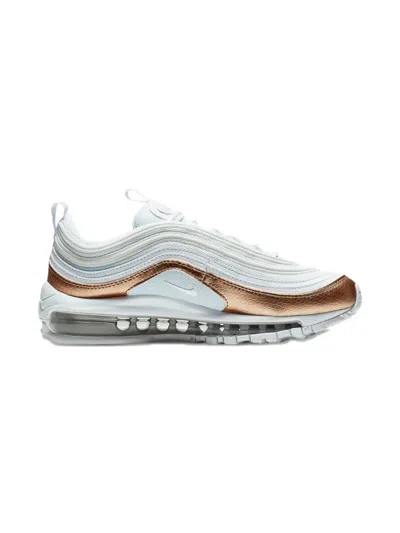 Nike Kids' Air Max 97 Metallic Sneakers In White