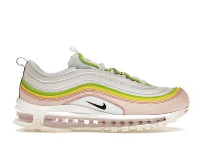 Pre-owned Nike Air Max 97 Feel Love (women's) Sneakers In White/pearl Pink/action Green