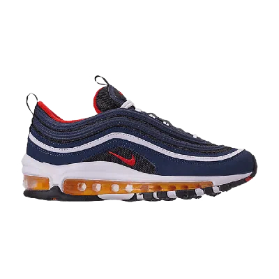 Pre-owned Nike Air Max 97 Gs 'midnight Navy' In Blue