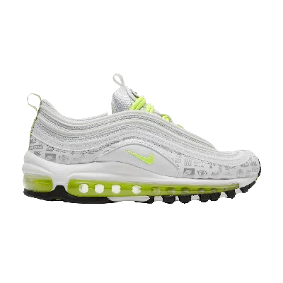 Pre-owned Nike Air Max 97 Gs 'reflective Logos' In White