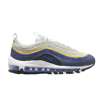 Pre-owned Nike Air Max 97 Gs 'white Blue Laser Orange'