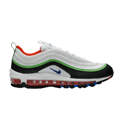 Pre-owned Nike Air Max 97 Gs 'white Royal Green Nebula'