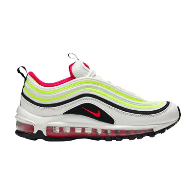 Pre-owned Nike Air Max 97 Gs 'white Rush Pink Volt' | Kid's Size 6.5