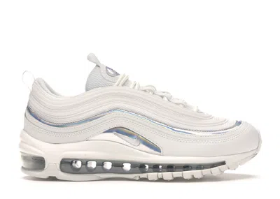 Pre-owned Nike Air Max 97 Iridescent White (women's) Sneakers In Summit White/metallic Silver In Multi