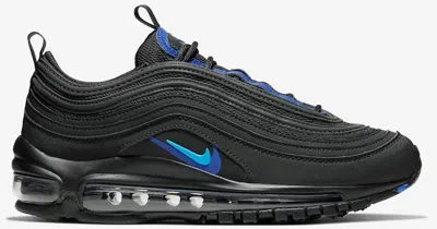 Pre-owned Nike Air Max 97 Just Do It Sneakers In Black/hyper Royal/blue Hero