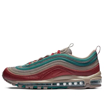 Nike Air Max 97 'light Taupe Geode Teal Team Red' In Multi