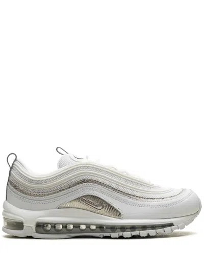 Nike Air Max 97 "metallic Silver" Sneakers In White