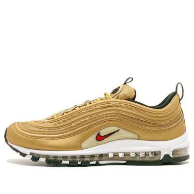 Nike Air Max 97 Og Golden Bullet/varsity Red Women's Running Shoes Dq9131-700
