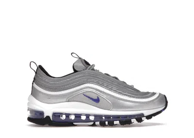 Pre-owned Nike Air Max 97 Purple Bullet Sneakers In Metallic Silver/black/white