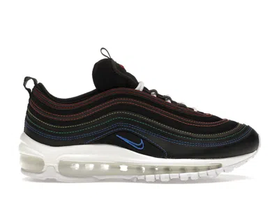Pre-owned Nike Air Max 97 Rainbow Stitching (women's) Sneakers In Black/stadium Green/opti Yellow