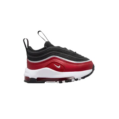 Pre-owned Nike Air Max 97 Se Td 'black Varsity Red' | Infant Size 6