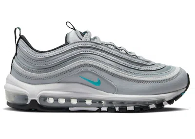 Pre-owned Nike Air Max 97 Se Teal Nebula (women's) Sneakers In Wolf Grey/white/black