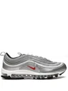 Nike Womens Air Max 97 Og 'silver Bullet' Sneaker In Gray