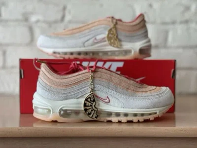 Pre-owned Nike Air Max 97 Sisterhood Women Size 7.5 Athletic Running Shoes Dm8943-700 In White