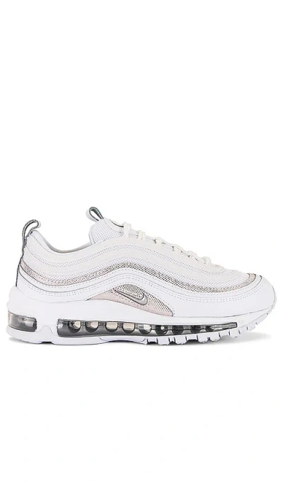 Nike Air Max 97 Sneaker In White  Chrome  & Platinum Tint