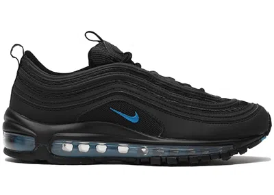 Pre-owned Nike Air Max 97 Sneakers In Black/imperial Blue