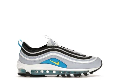Pre-owned Nike Air Max 97 Sneakers In Blue Whisper/white/opti Yellow