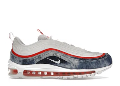 Pre-owned Nike Air Max 97 Washed Denim Pack (women's) Sneakers In Color/habanero Red