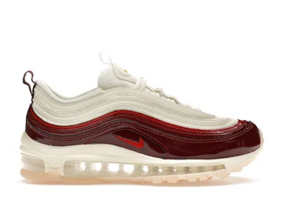 Pre-owned Nike Air Max 97 (women's) Sneakers In Coconut Milk/dark Beetroot