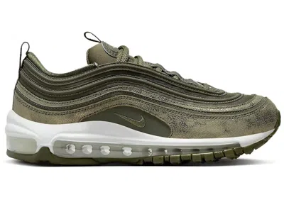 Pre-owned Nike Air Max 97 (women's) Sneakers In Medium Olive/white In Multi