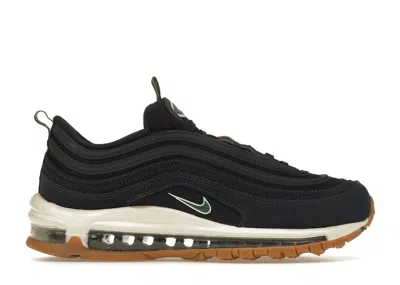 Pre-owned Nike Air Max 97 (women's) Sneakers In Obsidian/gorge Green/midnight Navy Blue In Multi