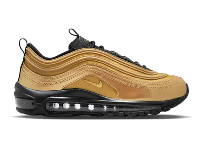 Pre-owned Nike Air Max 97 (women's) Sneakers In Wheat Gold/black/metallic Gold