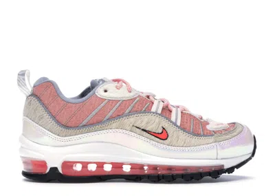 Pre-owned Nike Air Max 98 Chinese New Year (2019) (women's) Sneakers In Bleached Coral/bright Crimson/sail In Multi