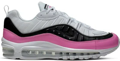 Pre-owned Nike Air Max 98 Se (women's) Sneakers In White/black/china Rose