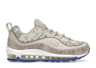 Pre-owned Nike Air Max 98 Snakeskin Camo (women's) Sneakers In Light Orewood Brown/blue In Multi