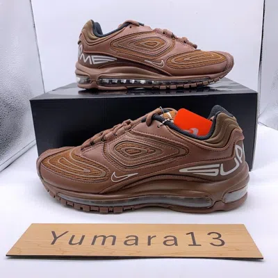 Pre-owned Nike Air Max 98 Tl Sp X Supreme Fauna Brown Dr1033-200 Size Us 5-14 Brand